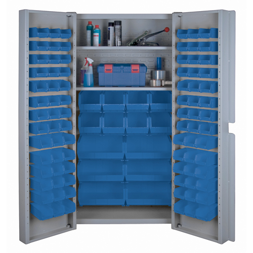 Armoires &agrave; combinaison &agrave; portes creuses, 38" la x 24" p x 72" h, Gris Les Distributions ICE