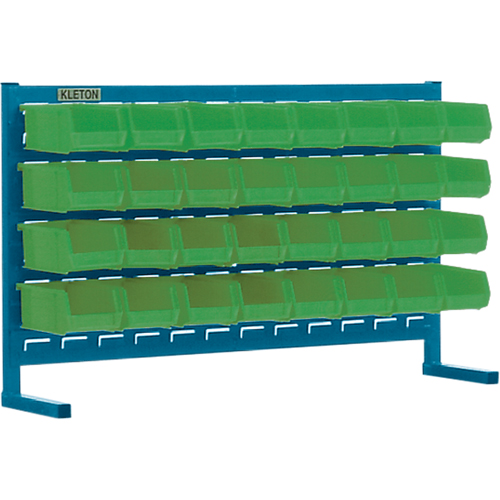 Rayonnage &agrave; persienne avec bacs, 32 bacs, 36" la x 8-1/4" p x 22" h Les Distributions ICE