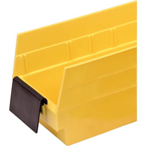 Bacs de rangement pour tablettes - Porte-&eacute;tiquettes de forme allong&eacute;e Les Distributions ICE