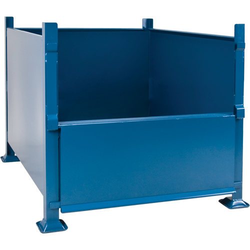 Contenants de vrac empilables, 30" ha x 40,5" la x 48,5" p, Capacit&eacute; de 3500 lb Les Distributions ICE