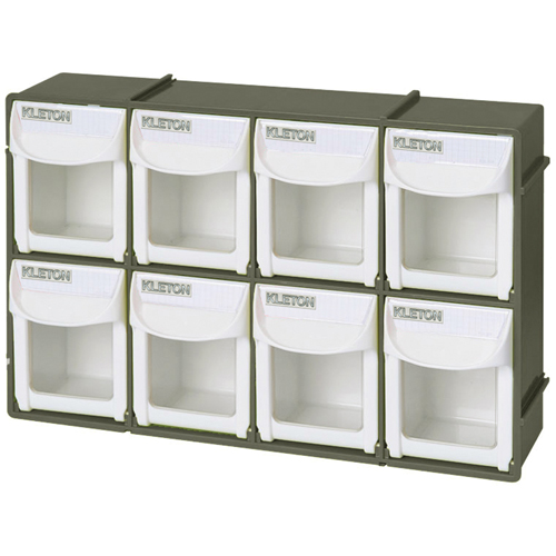 Heavy-Duty Tilt Bin, 11-3/4" W x 2-3/4" D x 7-7/8" H, 8 Drawers Les Distributions ICE