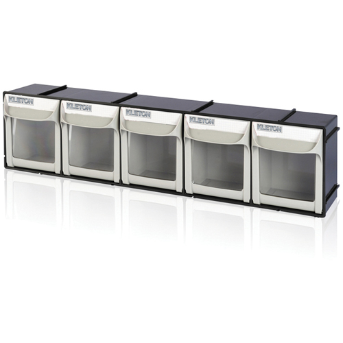 Bac basculant robuste, 23-1/2" la x 4" p x 5-7/8" h, 5 tiroirs Les Distributions ICE