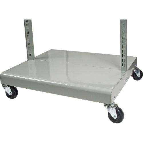 Mobile Tilt Bin Rack - Cart Only, Double-sided, 26-1/4" W x 22" D x 57-1/2" H Les Distributions ICE