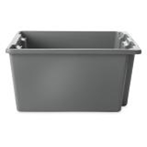 Caisse-palette empilable et emboîtable, 10" x 15,5" x 19,5", Gris Les Distributions ICE