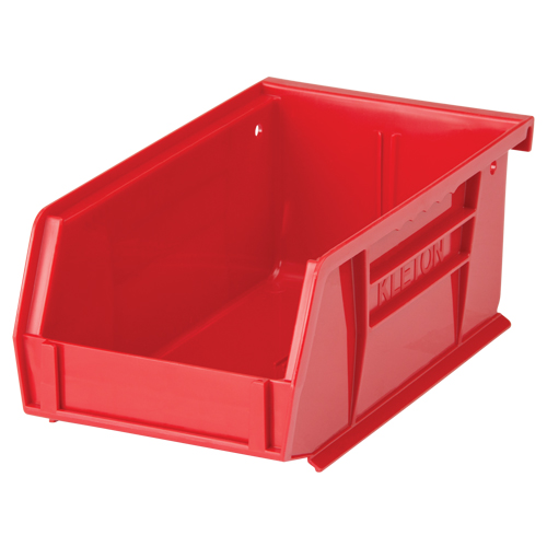 Bac empilable & &agrave; suspendre, 4-1/8" la, 3" h x 7-3/8" p, Rouge Les Distributions ICE