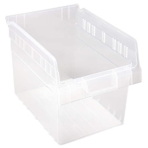 Bacs pour &eacute;tag&egrave;re Store-Max, 8-3/8" la x 8" H x 11-5/8" p, Transparent, Capacit&eacute; 44 lb Les Distributions ICE