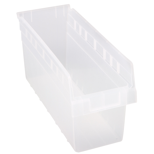 Bacs pour &eacute;tag&egrave;re Store-Max, 6-5/8" la x 8" H x 17-7/8" p, Transparent, Capacit&eacute; 56 lb Les Distributions ICE