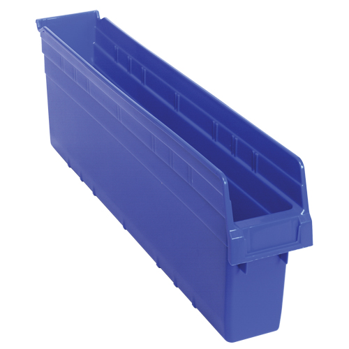 Bacs pour &eacute;tag&egrave;re Store-Max, 4-3/8" la x 8" H x 23-5/8" p, Bleu, Capacit&eacute; 68 lb Les Distributions ICE