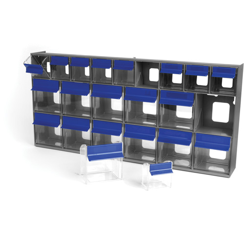 Tilt Bins Unit, 23-5/8" W x 3-5/8" D x 11-1/6" H, 21 Drawers Les Distributions ICE