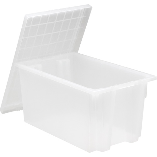 Contenant robuste Stack & Nest, 10" x 15,5" x 19,5", Transparent Les Distributions ICE