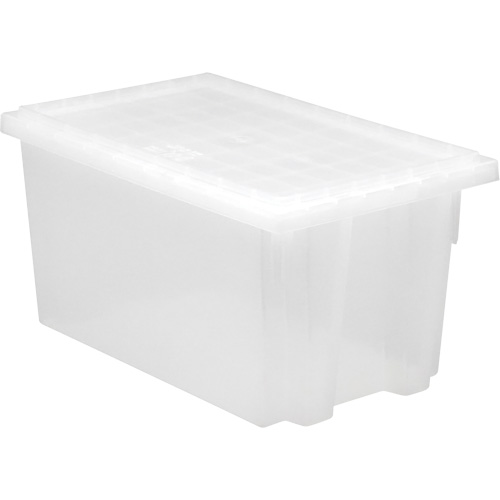 Contenant robuste Stack & Nest, 10" x 15,5" x 19,5", Transparent Les Distributions ICE