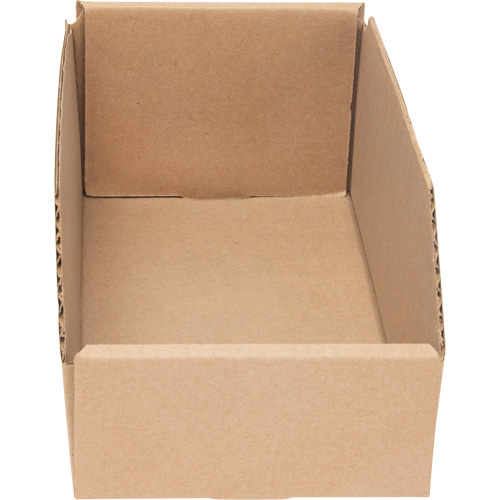 Deep Corrugated Parts Bins, 5-3/4" W x 11-1/4" D x 4-1/2" H, Beige Les Distributions ICE
