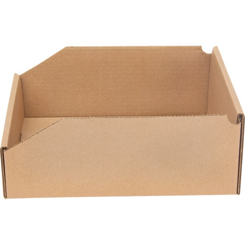 Boîtes profondes en carton ondul&eacute;, 9-3/4" la x 11-1/4" p x 4-1/2" h, Beige Les Distributions ICE
