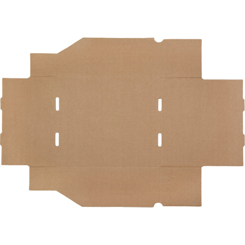 Boîtes profondes en carton ondul&eacute;, 9-3/4" la x 11-1/4" p x 4-1/2" h, Beige Les Distributions ICE