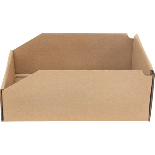 Boîtes profondes en carton ondul&eacute;, 8-3/4" la x 11-1/4" p x 4-1/2" h, Beige Les Distributions ICE