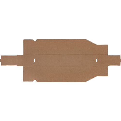 Deep Corrugated Parts Bins, 1-7/8" W x 17-1/8" D x 4-1/2" H, Beige Les Distributions ICE