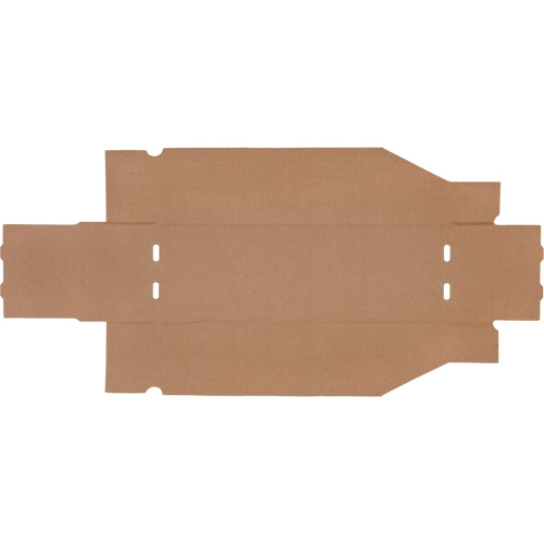 Deep Corrugated Parts Bins, 5-3/4" W x 17-1/4" D x 4-1/2" H, Beige Les Distributions ICE