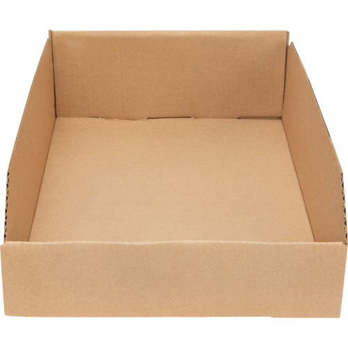 Deep Corrugated Parts Bins, 11-3/4" W x 17-1/4" D x 4-1/2" H, Beige Les Distributions ICE
