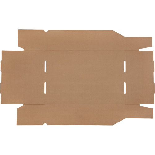 Deep Corrugated Parts Bins, 11-3/4" W x 17-1/4" D x 4-1/2" H, Beige Les Distributions ICE