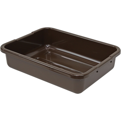 Bac d'entreposage tout usage &agrave; fond rainur&eacute;, 5" ha x 15" p x 21" lo, Plastique, Brun Les Distributions ICE