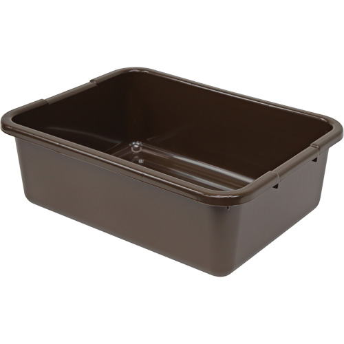 Bac d'entreposage tout usage &agrave; fond rainur&eacute;, 7" ha x 15" p x 21" lo, Plastique, Brun Les Distributions ICE