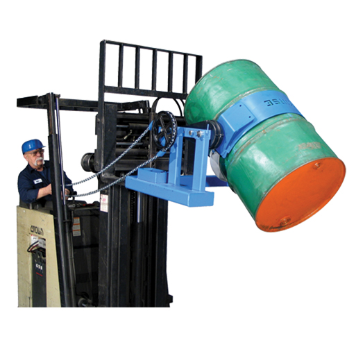 Leveurs de barils pour chariot &eacute;l&eacute;vateur, Baril de 55 gal. US (45 gal. imp.), Capacit&eacute; 2000 lb/907 kg Les Distributions ICE