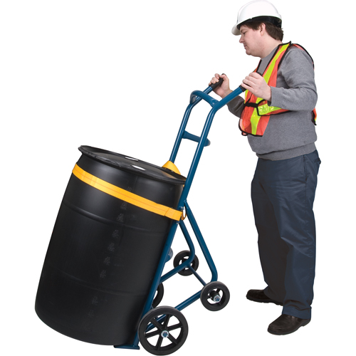 Drum Hand Truck , Steel Construction, 25 - 55 US Gal. (20 - 45 Imperial Gal.) Les Distributions ICE
