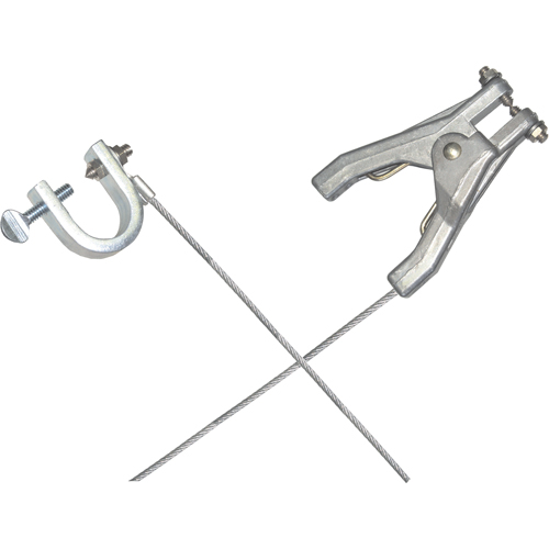 Heavy-Duty Bonding & Grounding Wire Assemblies - Hand Clamps & C-Clamps Les Distributions ICE