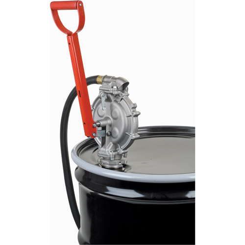 Pompe manuelle, Aluminium/Acier, 25,5 oz/course, Pour barils de 15-55 gal. Les Distributions ICE