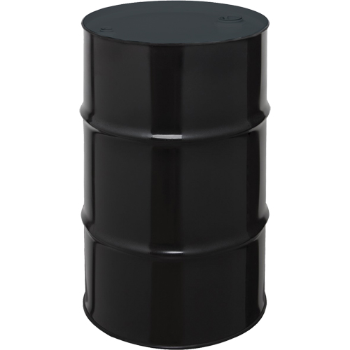 Steel Drums, 55 US gal (45 imp. gal.), Unlined, Black, Closed Top, 1A1/X1.8/300, 20 Gauge Les Distributions ICE