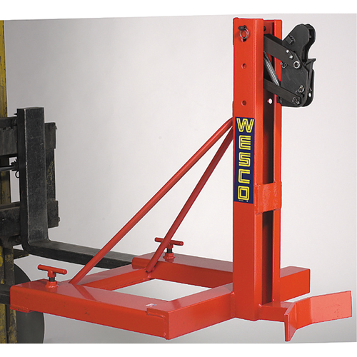 Manipulateurs de baril Gator Grip pour chariot &eacute;l&eacute;vateur, Pour 30 gal. US (25 gal. imp.) / 50 gal. US (41.6 gal. imp.) / 80 gal. US (66.6 gal. imp.) Les Distributions ICE