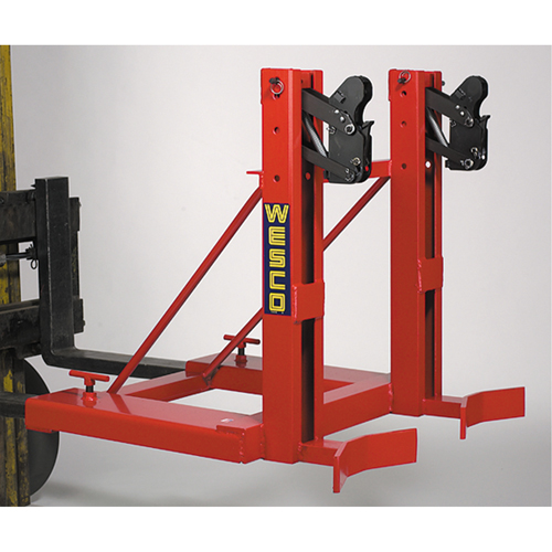 Manipulateurs de baril Gator Grip pour chariot &eacute;l&eacute;vateur, Pour 30 gal. US (25 gal. imp.) / 50 gal. US (41.6 gal. imp.) / 80 gal. US (66.6 gal. imp.) Les Distributions ICE