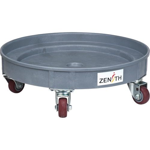 Socle roulant pour baril de confinement des fuites, 24,25" dia. X 7,625" h, Cap. de d&eacute;versement 1,5 gal. US Les Distributions ICE