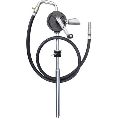 Rotary Drum Pump, Cast Iron, Fits 15-55 Gal., 10 gallons per minute Les Distributions ICE