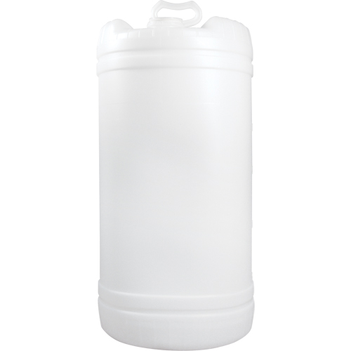 Barils en poly&eacute;thyl&egrave;ne &agrave; ouverture &eacute;troite, 15 gal. US (12,49 gal. imp.), Dessus ferm&eacute;, Naturel Les Distributions ICE