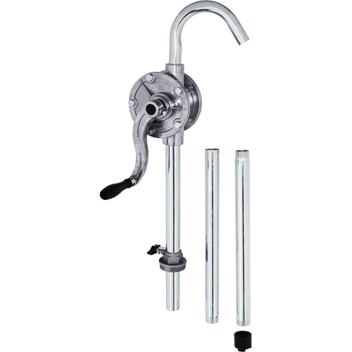 Rotary Drum Pump, Aluminum, Fits 5-55 Gal., 9.5 oz./Stroke Les Distributions ICE