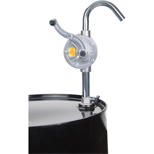 Rotary Drum Pump, Aluminum, Fits 5-55 Gal., 9.5 oz./Stroke Les Distributions ICE