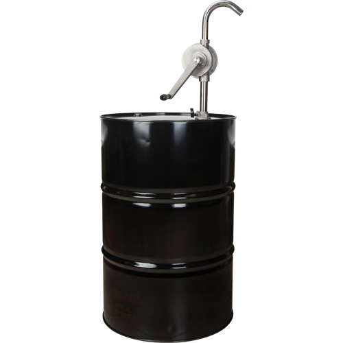 Pompe rotative pour baril, Acier inoxydable, Pour capacit&eacute; 55 gal., 12 oz/course Les Distributions ICE