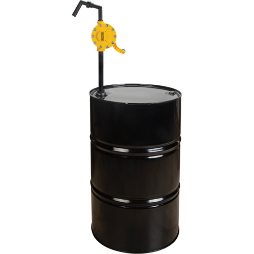 Rotary Type Drum Pump, Polypropylene, Fits 15 - 55 US Gal., 8 oz./Stroke Les Distributions ICE