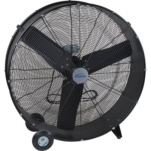 Light Industrial Direct Drive Drum Fan, Industrial, 2 Speed, 36" Diameter Les Distributions ICE