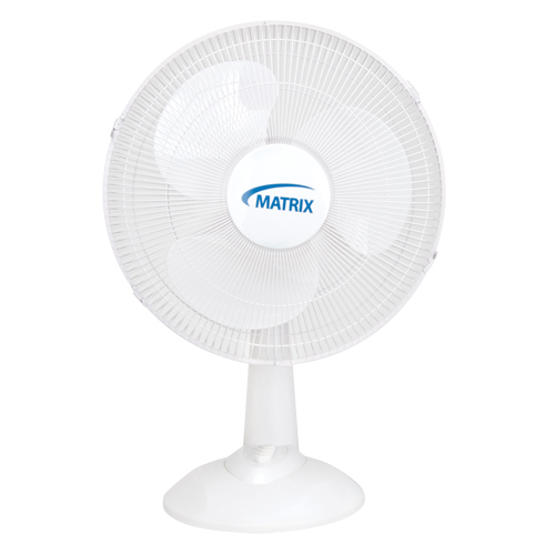 Ventilateur oscillant &agrave; boutons-poussoirs pour bureau, Diam&egrave;tre 16", 3 vitesses Les Distributions ICE