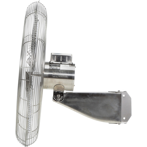 Stainless Steel Food Service Washdown Air Circulating Fans, Industrial, 1 Speed, 30" Diameter Les Distributions ICE