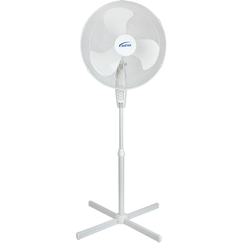 Ventilateur oscillant sur socle, Commercial, 3 Vitesses, Diam&egrave;tre de 18" Les Distributions ICE