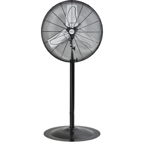 Oscillating Pedestal Fan, Heavy-Duty, 2 Speed, 24" Diameter Les Distributions ICE