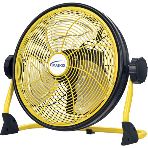 Rechargeable Indoor/Outdoor Fan with USB port, Commercial, Variable Speed, 12" Diameter Les Distributions ICE