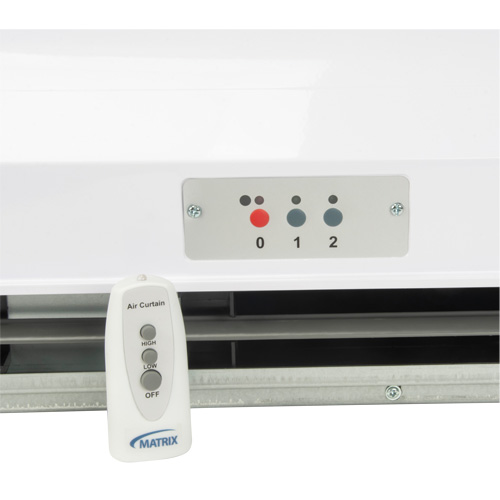 Air Curtain with Remote Control, 2 Speeds Les Distributions ICE