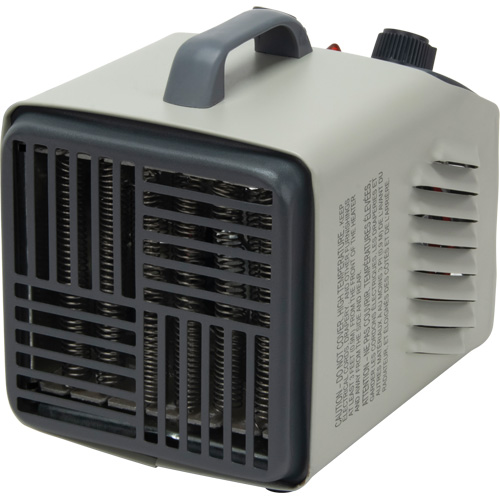 Personal Metal Shop Heater with Thermostat, Fan, Electric Les Distributions ICE