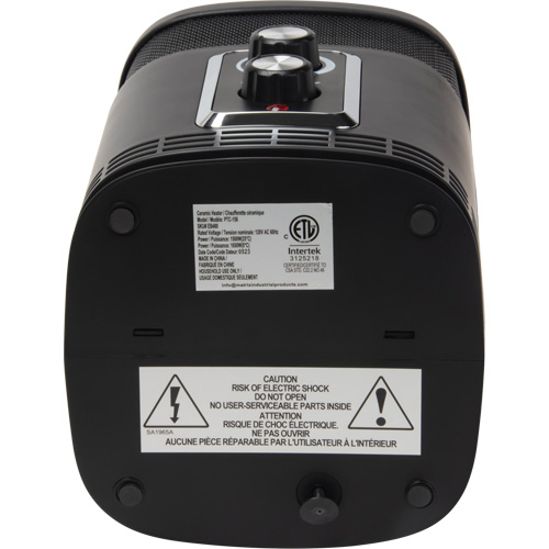 360 Degree Surround Portable Heater, Ceramic, Electric, 5200 BTU/H Les Distributions ICE