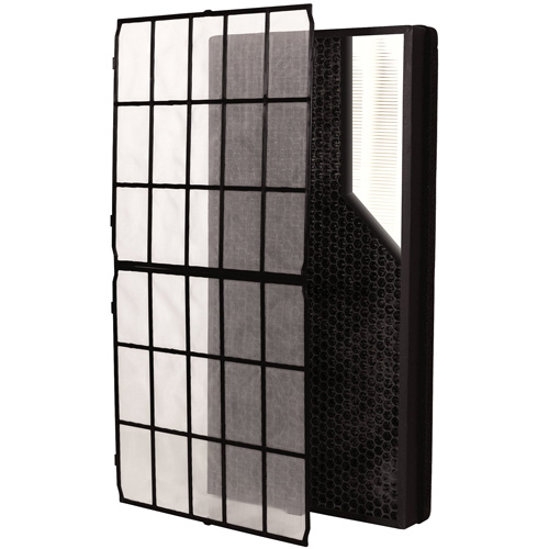 Filtre HEPA/carbone pour purificateur d'air AeraMax SV avec pr&eacute;-filtre, Boîte, MERV 13, 11,56" la x 2,38" p x 23,25" h Les Distributions ICE