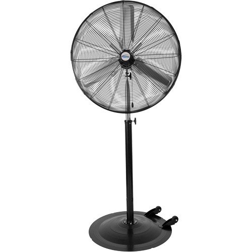Oscillating Pedestal Fan with Casters, Industrial, 3 Speed, 30" Diameter Les Distributions ICE